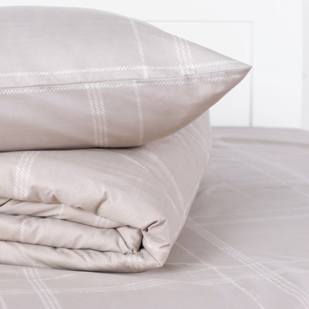 KPB Lovelife duet "Beige Cage" 143*215cm-2pcs, 220*240cm, 50*70cm-2pcs, microfiber, 100%p/e