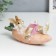Polystone souvenir "Rabbit read a book in a carrot boat, with a bird" 6x5x14.5 cm