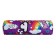School Penal on the zipper Calligrata "sticker", purple