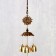Wind Music Metal "Ganesha in the lotus" 3 bells 40 cm