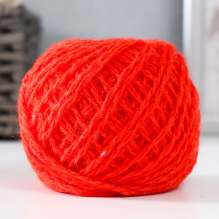Acryl yarn 100% acrylic, 100m/40 ± 5 g (scarlet)