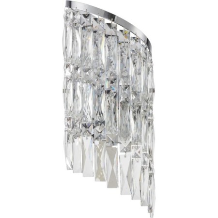 Wall lamp STILFORT 2176/09/02W SApparo, 2x40W, E14, 200x200x430 mm, chromium color