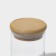 Glass jar for spices with bamboo lid Bellatenero "Eco", 150 ml, 5.5 × 7 cm