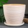 Flower pot "halva" beige crocus, 2.3 liters