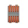 Terminal of QMS 222-425D CINGER 5-pole, with a mount on a DIN-rack (0.08-4 mm²) gray (20 pcs./Union)