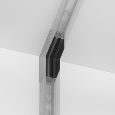 The internal corner connector for the Technical TRX010ICL-21B, 10x3.8x10 cm, black color is black-4