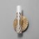 Sconces "minora" Led 3000k gold 21.5x15x15cm