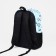 Young backpack from textiles on lightning, 3 pockets, blue color