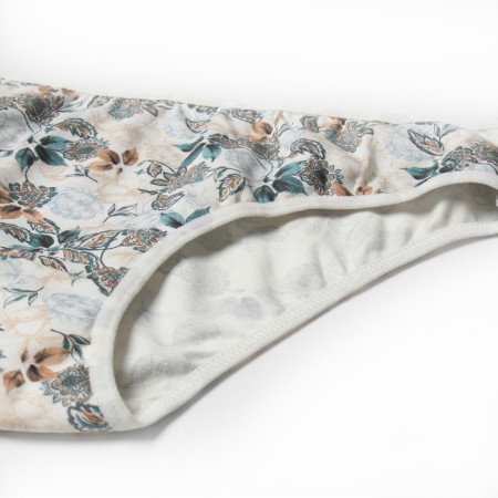 Panties women's slips Miss Beautiful, white/gray color, rr l (44-46)-1