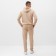 Men's tracksuit (hoodies, trousers) minku, beige color, size 52