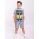 Set for a boy: T -shirt, shorts, height 146 cm