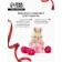 A set of soap roses in a box is 8 pieces, pink-white with a bunny