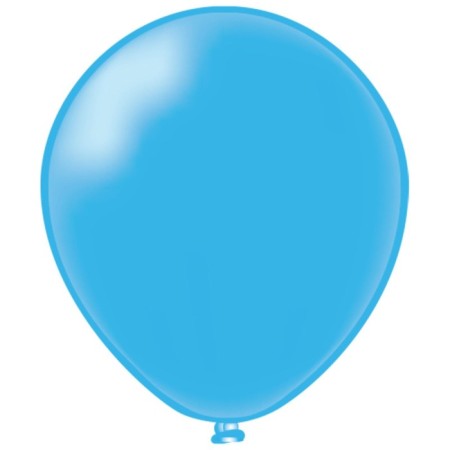 Latex ball 12 ", pastel, color light blue, set of 50 pcs.-1
