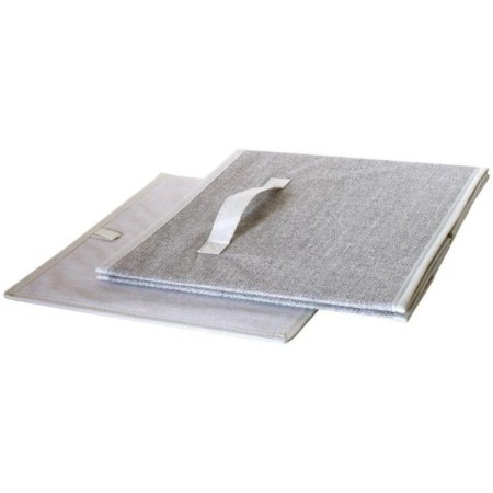 Box for storage "Len", 30x30x30 cm, beige-1
