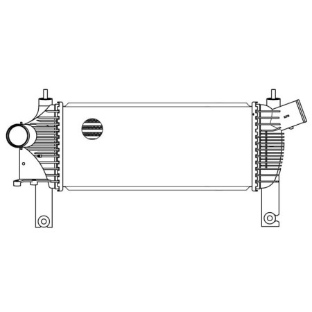 ONV (intercooler radiator) Pathfinder (05-)/Navara (05-) Nissan 14461-EB360, LUZAR LRIC 14EB-2