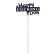 Topper for the cake "C DR", black, assorted, mix