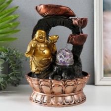Table fountain with backlight 