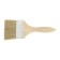 Brush flat scrap, natural bristles, wooden handle, 3 ", 75 mm