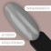 Delicate nude nail polish gel, 3 phase, 8 ml, LED/UV, gray color (51)