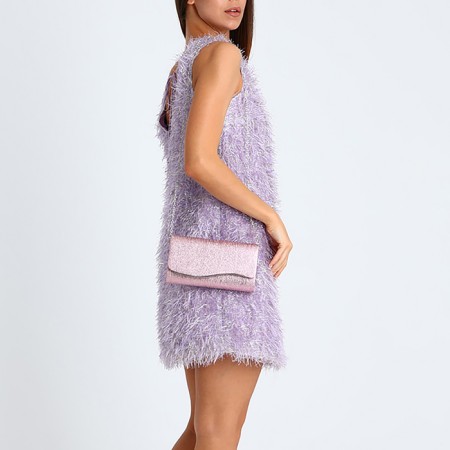Female bag on a magnet, pink color-7