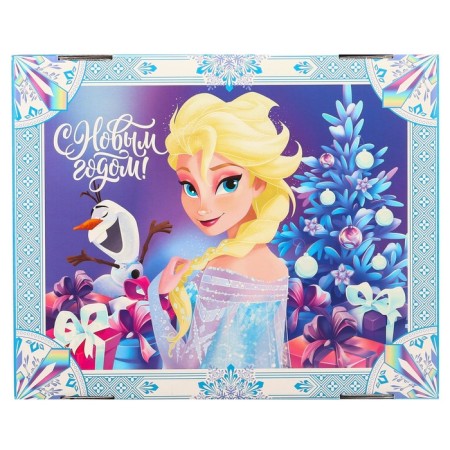 Gift box "New Year" 31x25.5x16 cm, cold heart-4