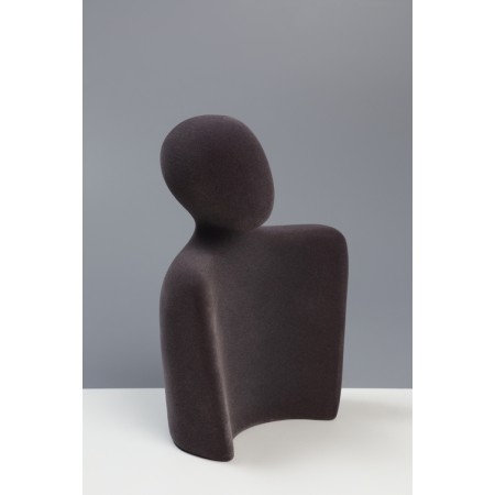 Bust for jewelry "Silhouette", 13 × 7 × 20 cm, h = 20 cm, phlock, color gray-8