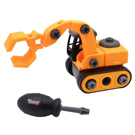 Набор игровой Funky Toys Motors «DIY-машины. Экскаватор», с отвёрткой-5
