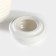 Porcelain capacity for honey with a spoon Bellatenero, 300 ml, white color
