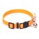 Koshachi collar "bow" with rhinestones, 30 x 1 cm, orange