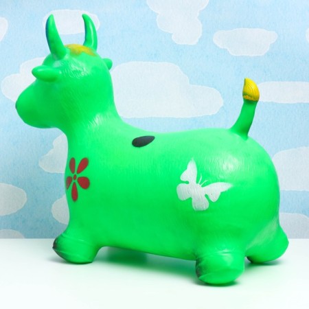 Toy - Children's "Cowing" rubber inflatable, 50x29cm, green-1