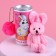 Soft toy "I love!", Bunny, color mix