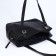 Bag Vita with a zipper, black color
