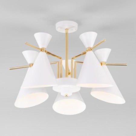 APART chandelier, 5x60W E14, color gold, white-1