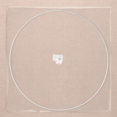 The basis for the macram "Circle", metal, d = 50/50.8 cm, white color-2