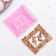 Mold "frame, stucco molding", silicone, 9.5 × 11.5 cm, mix color