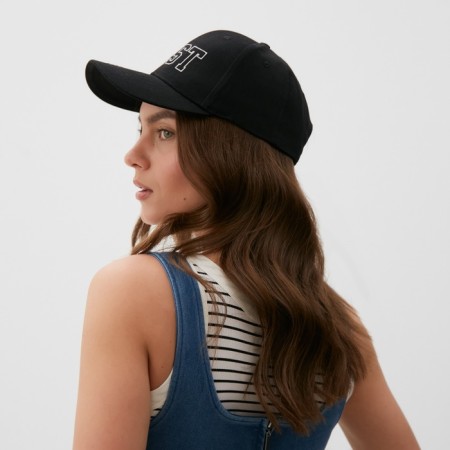 Women's cap with embroidery Mist Lucky, Black, p. 56-58-2