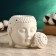 Aroma lamp - a stand for incense "Buddha" 12x10cm, white