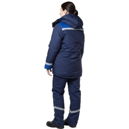Women's jacket insulated, blue color, size 48-50, height 170-176-3