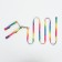 A set for cats "Rainbow", width 1 cm, Osh 16.5-27, OG 21-35 cm, leash 120 cm