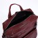Women's backpack made of artificial leather with lightning, 2 pockets, burgundy color