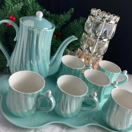 Tea set of Lenardi, 8 items-1