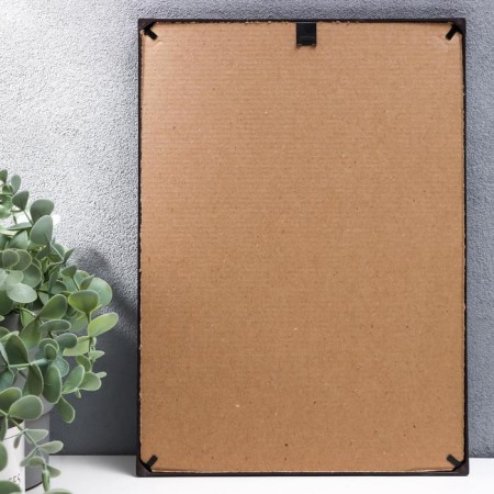 Photo frame plastic L-4 21x30 cm Wenge (plastic screen)-3