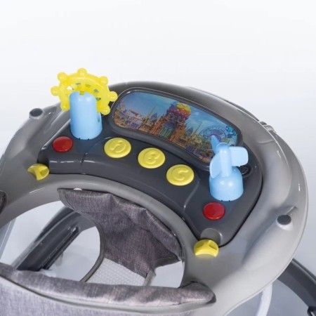 Walks Jolly Walk XT BW130, 6 wheels, with light -and -language effects, color gray color-1