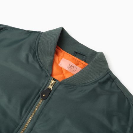 Бомбер мужской на молнии MIST, размер 50, хаки-7