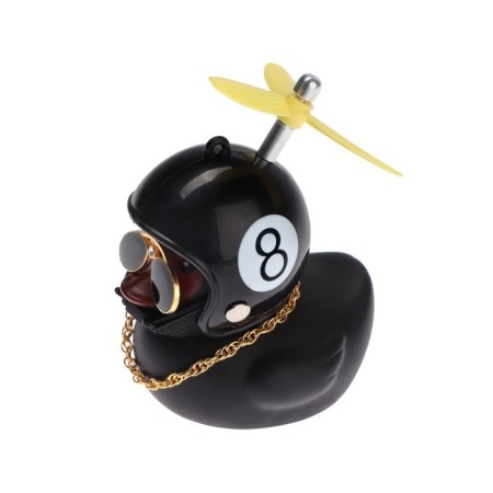 Duck with propeller, black color, mix-3