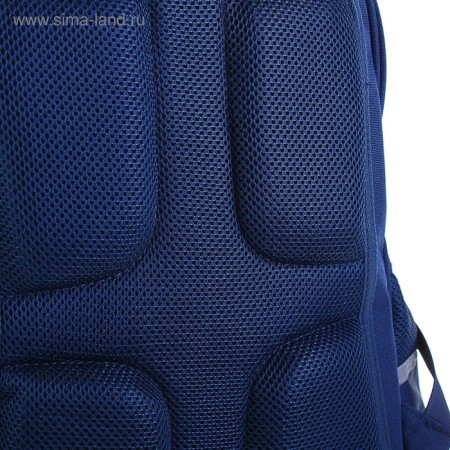 School backpack Bruno VisConti, 40 x 30 x 16 cm, ergonomic back, Dolce vita, blue-6