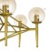 Paletto chandelier 6he27 40W gold 70x66x36-80cm Bayerlux