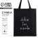 Bag Schoper "Sweet idleness", 35*0.5*40, print with sparkles, without lining, black