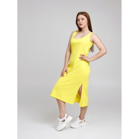 Female dress, size 52, lemon color-11