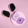 The comb massage, with a lid, 5 × 9 cm, PVC clock, color mix